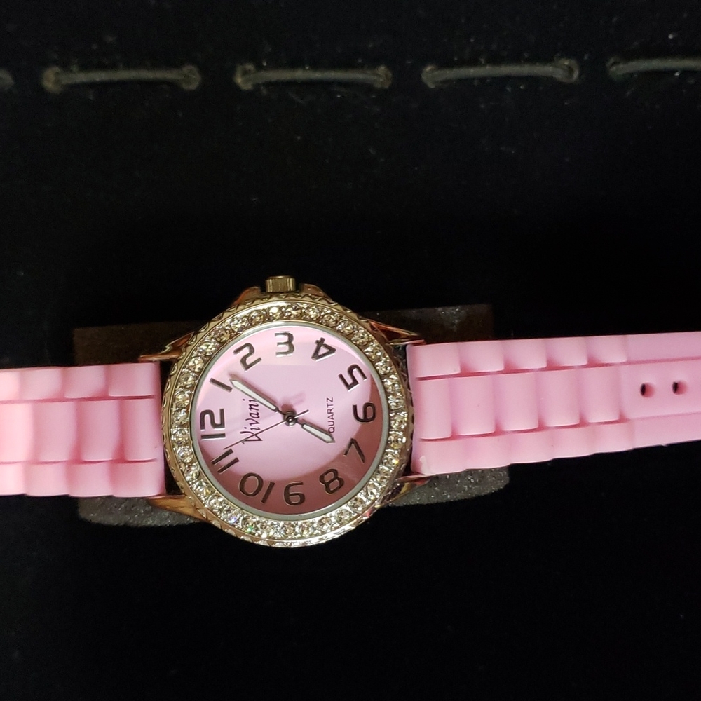 Viviani K2081PK punk watch with stones